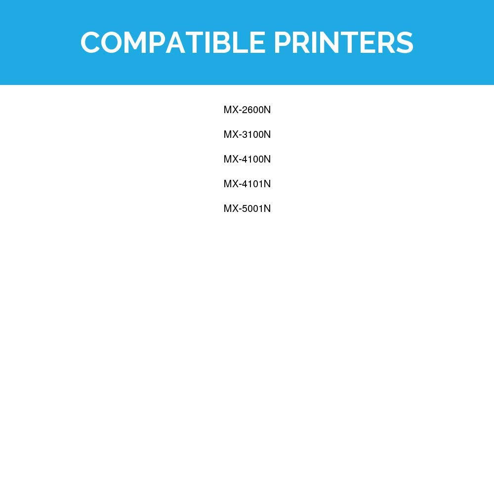 Sharp Magenta Toner Cartridge for Use in Mx2600n Mx3100n Mx4100n Mx4101n Mx5000n