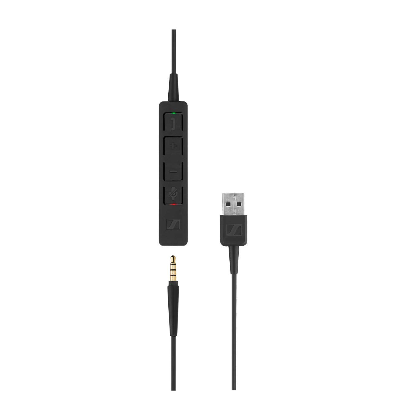 SENNHEISER SC 135 USB (508316) - Single-Sided (Monaural) Headset for Business Professionals | with HD Stereo Sound, Noise-Canceling Microphone, & USB Connector (Black)