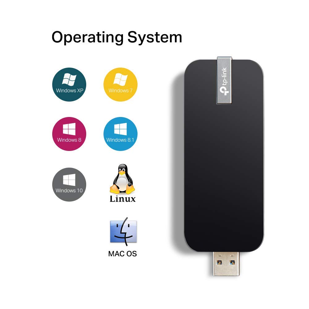 TP-Link AC1200 Wireless Dual Band USB Adapter (Archer T4U V1)
