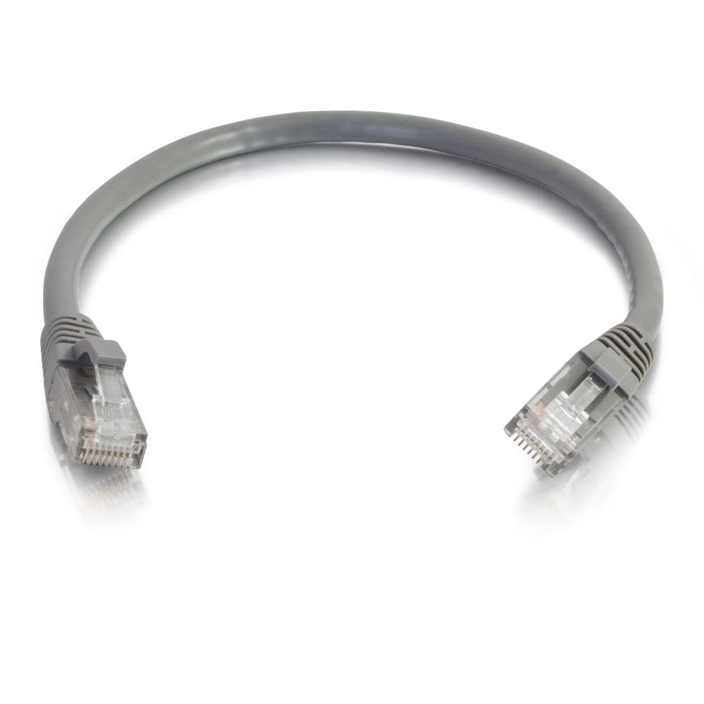 C2G 15187 Cat5e Snagless Unshielded (UTP) Network Patch Cable, Gray (5 Feet)