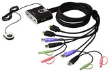 2-Port USB Hd Audio/Video Kvm Switch