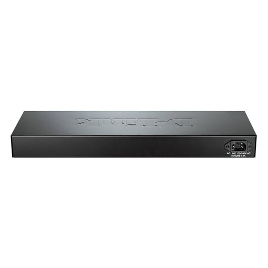 D-Link 28-Port Fast Ethernet Web Smart Switch including 2 Gigabit BASE-T and 2 Gigabit Combo BASE-T/SFP Ports (DES-1210-28)