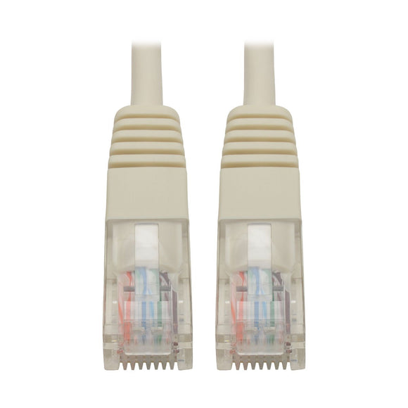 Tripp Lite N002-010-WH 10 Feet Cat5e 350MHz Molded Patch Cable RJ45M/M (White)