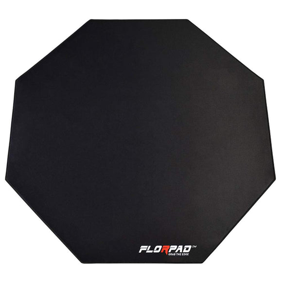 Florpad Space Gray Gaming Office Chair Mat | Protects All Floors | Liquid Resistant | Noise Cancelling | Smooth Surface 45'' x 45''