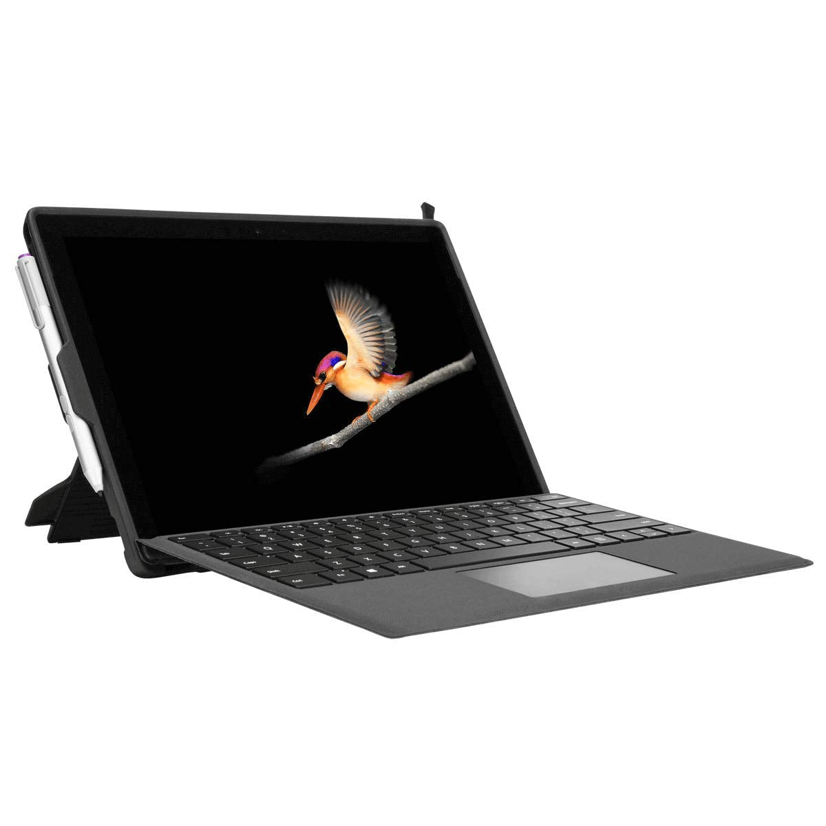 Protect Case for Microsoft Surface Pro 7, 6, 5, 5 LTE, and 4 Black 12.3