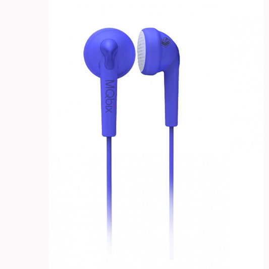 MQBIX Flexible Gel Type Earphones Blue