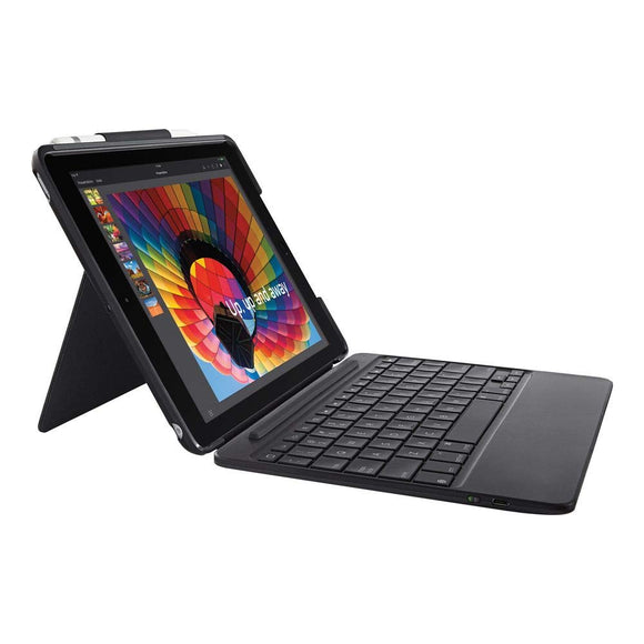 Logitech Slim Combo Case with Detachable Backlit Bluetooth Keyboard for iPad (5th & 6th Generation)