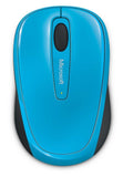 Microsoft Mobile 3500 Wireless BlueTrack Mouse - Cyan Blue - GMF-00274