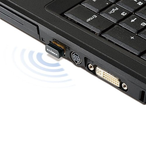 Edimax EW-7811Un 150Mbps 11n Wi-Fi USB Adapter, Nano Size Lets You Plug it and Forget it, Ideal for Raspberry Pi / Pi2, Supports Windows, Mac OS, Linux (Black/Gold)