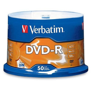 Verbatim AZO DVD-R 4.7GB 16X Surface - 50pk Spindle