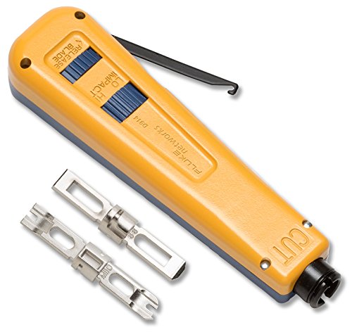Fluke Networks 10051120 D914 Series Impact Punch Down Tool with EverSharp 110 & EverSharp 66 Blade