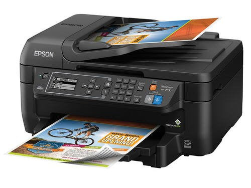 Epson Workforce WF-2650 All-in-One Wireless Color Printer with Scanner, Copier and Fax