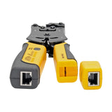 Tripp Lite RJ11/ RJ12/ RJ45 Wire Crimper with Built in Cable Tester (T100-001-TST)