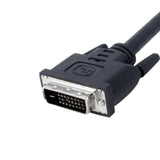 StarTech.com 6 ft 90 Degree Down Angled Dual Link DVI-D Monitor Cable M/M - Male to Male 25 pin DVI-D Video Cable Black 6 Feet - 2560x1600 (DVIDDMMBA6)
