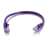 C2G 00481 Cat5e Cable - Snagless Unshielded Ethernet Network Patch Cable, Purple (150 Feet, 45.72 Meters)