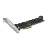 Vantec 4 Channel, 2 mSATA+2 SATA 6Gb/s PCIe RAID Card with HyperDuo (UGT-MST644R)