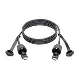 Tripp Lite USB-A Cable SuperSpeed USB 3.0/3.1 Industrial Shielded, 6' (U325-006-IND)