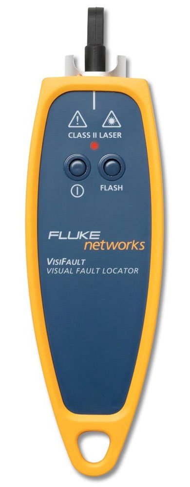 Fluke Networks VISIFAULT Visual Fault Locator with 2.5mm Universal Adapter, Fiber Tester