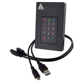 Aegis Fortress L3- FIPS Level 3 Validated, 500GB USB 3.0 Hardware Encrypted Portable Drive