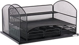 Safco Onyx Mesh Organizer with Drawers or Baskets