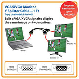 Tripp Lite P516-001 Vga/Xvga Monitor Y Splitter Hd15M/2Xf