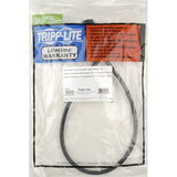 TRIPP LITE Standard Computer Power Extension Cord 10A, 18AWG (IEC-320-C14 to Left Angle IEC-320-C13) 2'(P004-002-13LA)