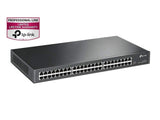 TP-Link T2600G-52TS Jetstream 48-Port Gigabit L2 Managed Switch with 4 SFP Slots