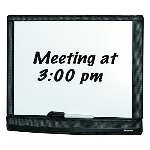 Fellowes Mesh Partition Additions Dry Erase Board, Black