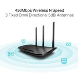 TP-LINK TL-WR940N Wireless N300 Home Router, 450Mpbs, 3 External Antennas, IP QoS, WPS Button