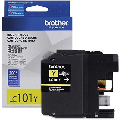 Lc101ys Yellow Ink Cartridge for Mfcj870dw 300 Page Yield