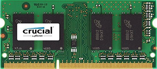 Crucial 4GB Single DDR3 1600 MT/s (PC3-12800) CL11 SODIMM 204-Pin 1.35V/1.5V Notebook Memory Module CT51264BF160B