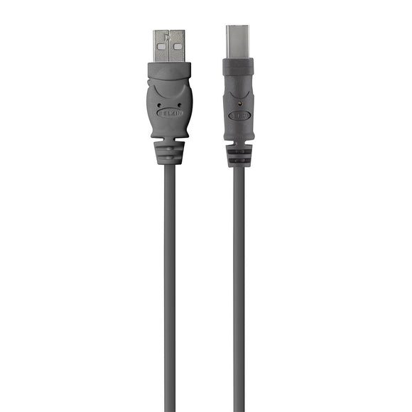 Belkin F3U154BT4.8M Premium Printer Cable - USB Cable - 15.7 Ft - 4 Pin USB Type B (M) to 4 Pin USB Type A (M) - Black