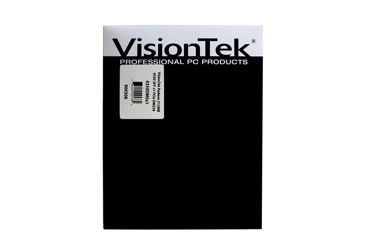 VisionTek Radeon 4350 SFF DMS59 512MB DDR2 PCIe x1 Graphics Card - 900308