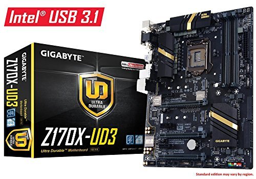Gigabyte LGA1151 Intel Z170 ATX Motherboard ATX DDR4 NA Motherboard (GA-Z170X-Designare)