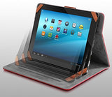 Aluratek Universal Tablet Case and Stand for All 10" Tablet - Red - AUTC10FR