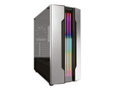 Cougar Gemini S Mid Tower Gaming Case with a Full-Sized Tempered Glass Cover and an Integrated RGB Lighting System (Silver)