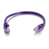 8ft Cat5e Purple Snagless Patch Cable