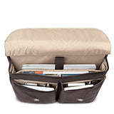 Solo Premium Leather 16" Laptop Briefcase, Espresso, D535-3