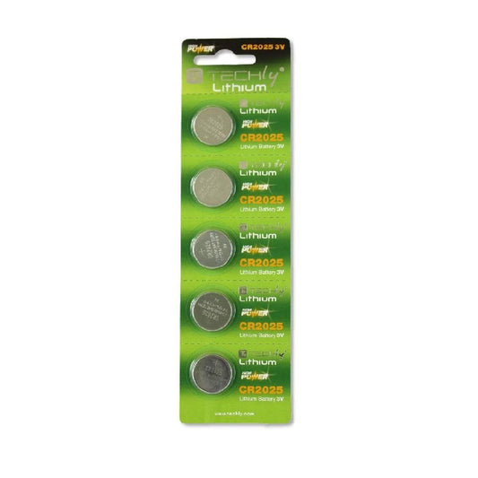 Techly Battery Pack Lithium CR2025 5SET, (IBT-KCR2025)