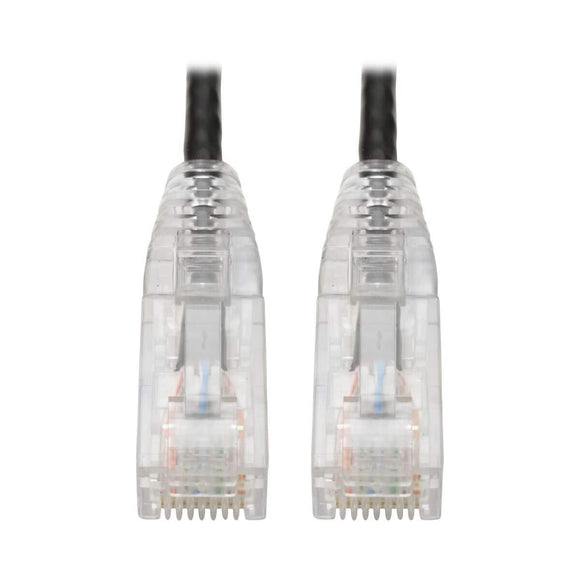 Tripp Lite Cat6 Utp Patch Cable (Rj45) - M/Gigabit, Snagless, Molded, Slim, Black, 2 Ft