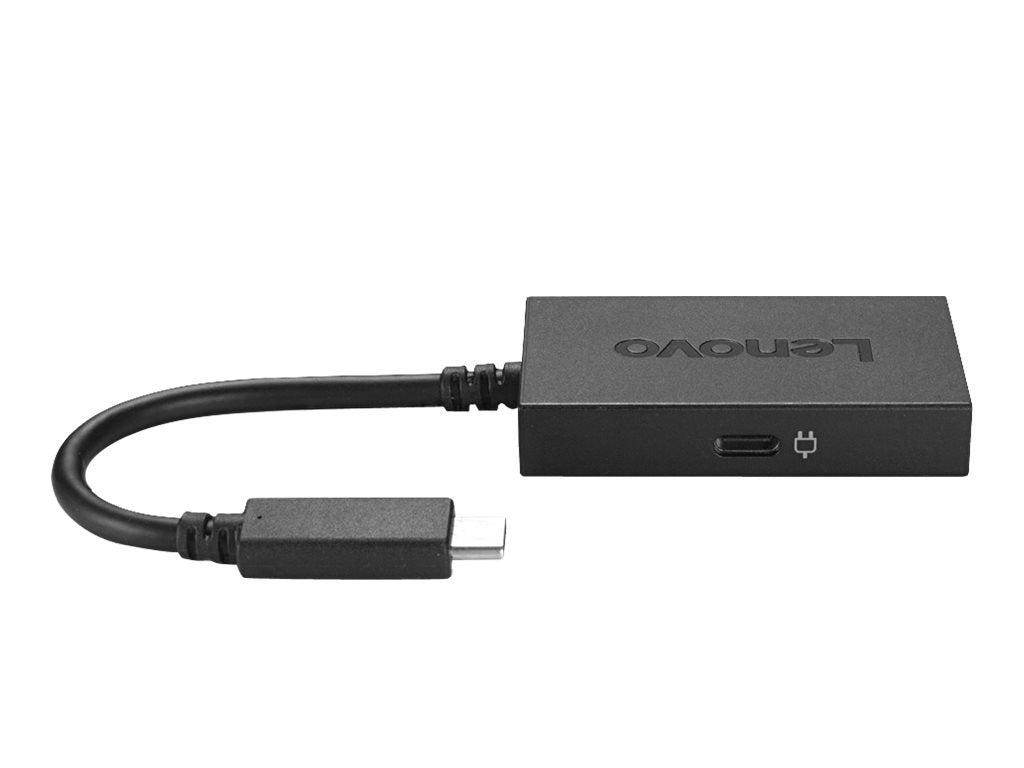 Lenovo USB C to HDMI Plus Power Adapter - External Video Adapter - HDMI - USB-C