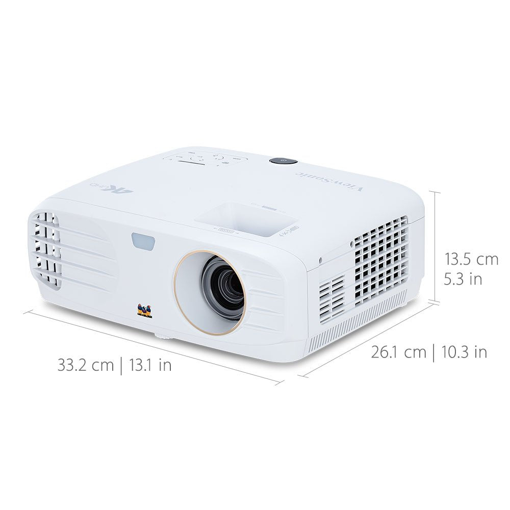 ViewSonic 4K Projector with 3500 Lumens HDR Support and Dual HDMI for Home Theater Day and Night (PX747-4K)