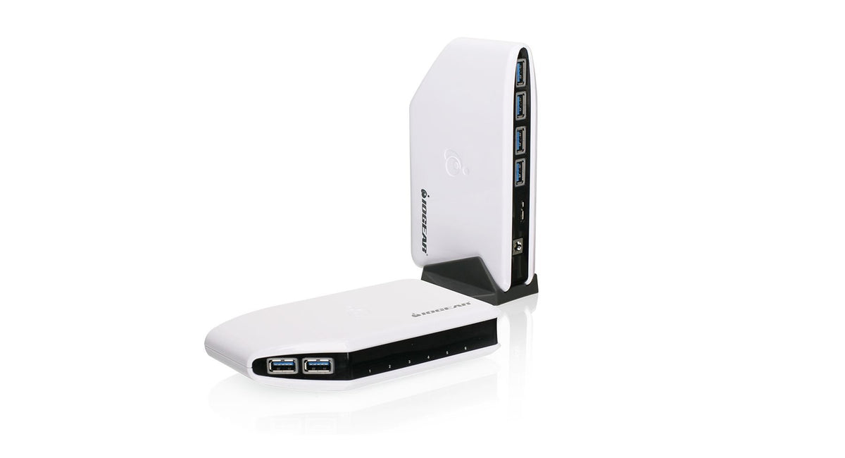 IOGEAR 6-Port Super-Speed USB 3.0 Hub with 25W Power Supply, GUH326