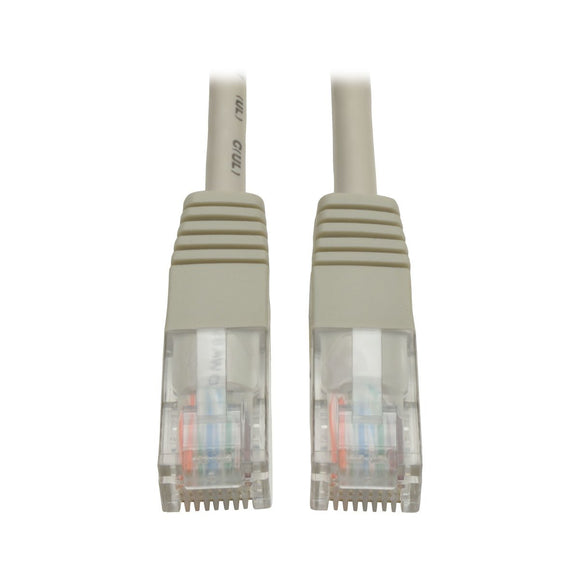 Tripp Lite N002-050-GY 50 Feet 350MHz Cat-5e Molded Patch Cable (Gray)