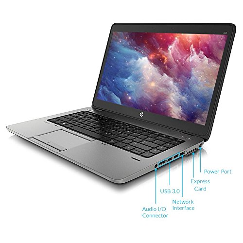 HP HP840G1R012 14" EliteBook 840-G1 - Recertified (Black)