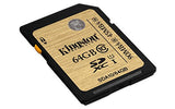 Kingston Digital 64GB SDXC Class 10 UHS-I Ultimate Flash Card (SDA10/64GB)