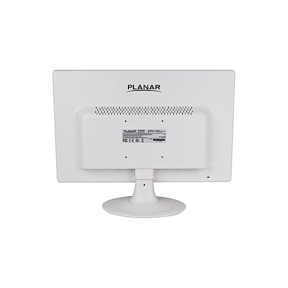 Pll2210mw-Wh 22in White Wide Led with Analog, Dvi-D, Speakers, Dc Power