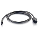 C2G 28656 USB-C to C 3.1 (Gen 1) Male to Female Extension Cable (5Gbps) Black (3 Feet .9 Meters)