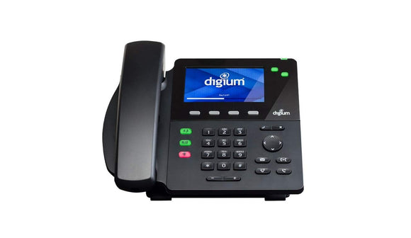 Digium D62 IP Phone 2-Line SIP with HD Voice, Gigabit, 4.3 Inch Color Display, Icon Keys
