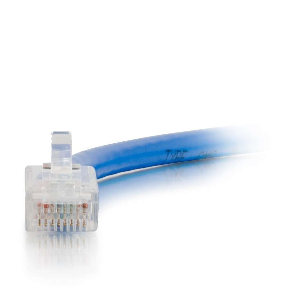 C2G 04086 Cat6 Cable - Non-Booted Unshielded Ethernet Network Patch Cable, Blue (2 Feet, 0.60 Meters)